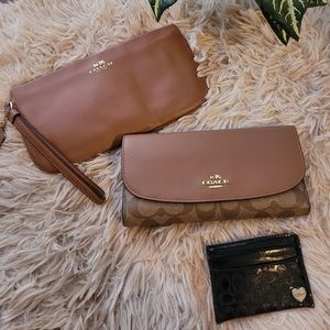 COACH Continental wallet, wristlet & cardholder